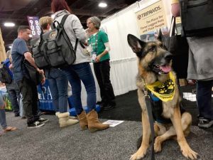 Team Tripawds Rocks Western Vet Conference WVC 2018 Tripawds Booth