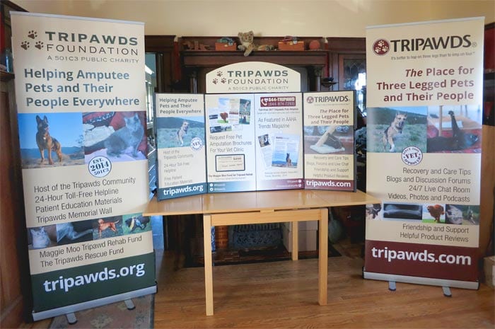 New Tripawds Foundation Display