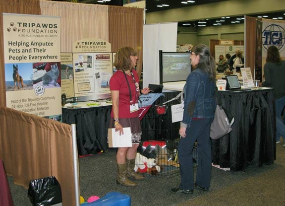 Tripawds Booth at AAHA 2016