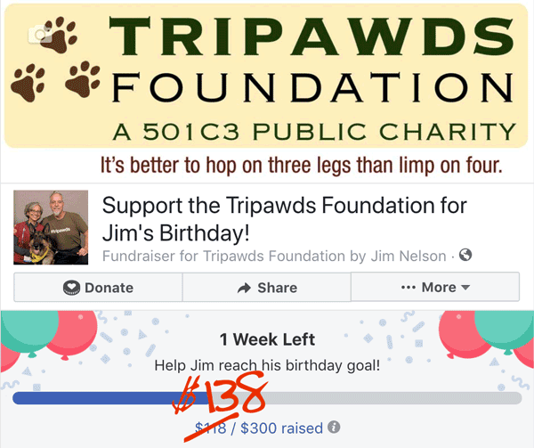 Facebook Fundraiser