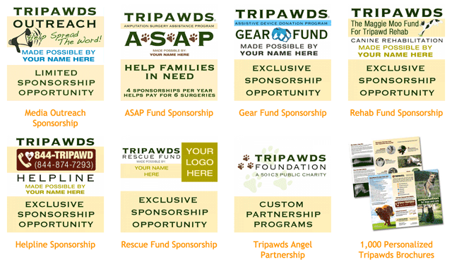 tripawds sponsorships