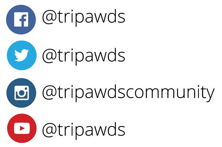 Tripawds Social Media Handles