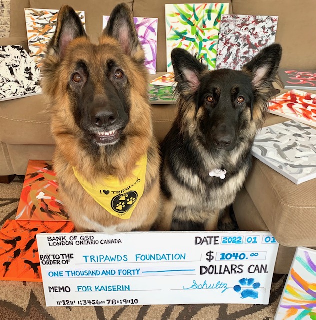 Tripawds Donation from Kaiserin Fund
