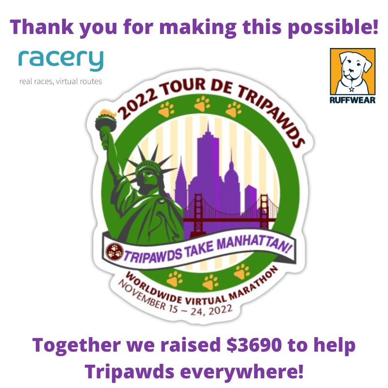 2022 Tour de Tripawds Virtual Race Finale