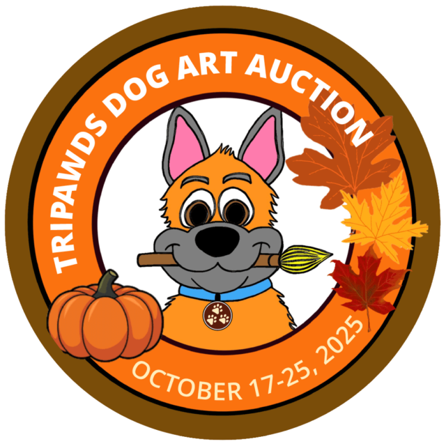 Tripawds 2025 Dog Art Auction logo