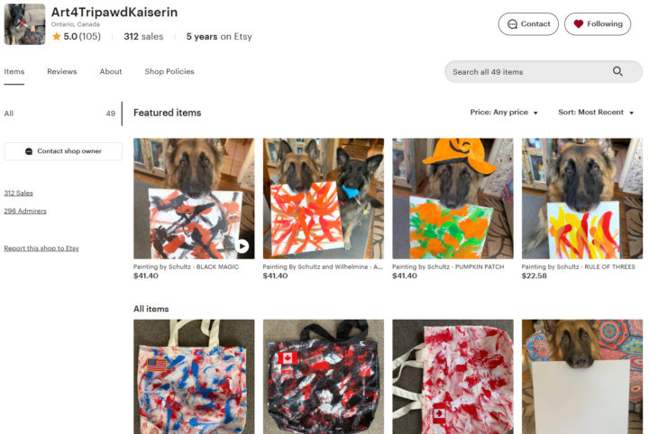 Support the Kaiserin Fund with original art by Schultz and Wilhelmina on Etsy