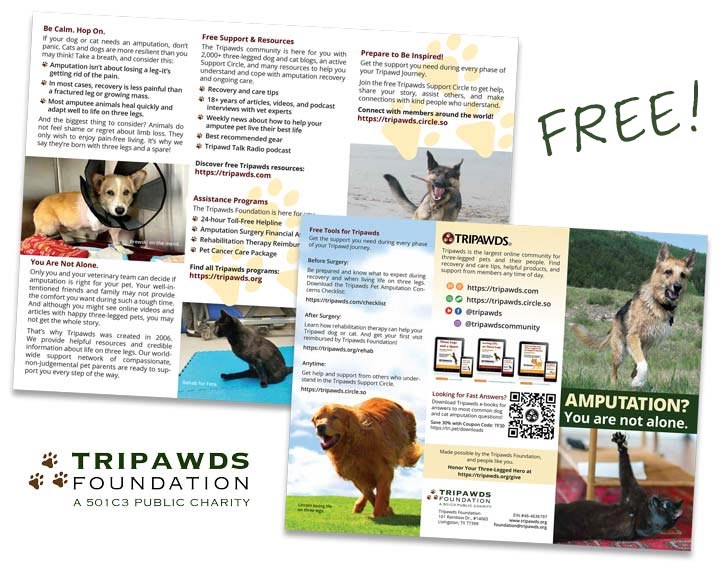 Tripawds Brochures