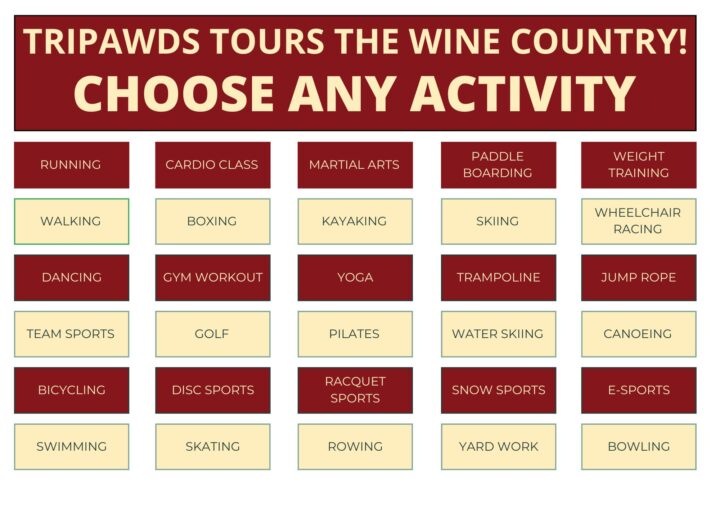 Activity that counts for 2026 Tripawds Virtual Race